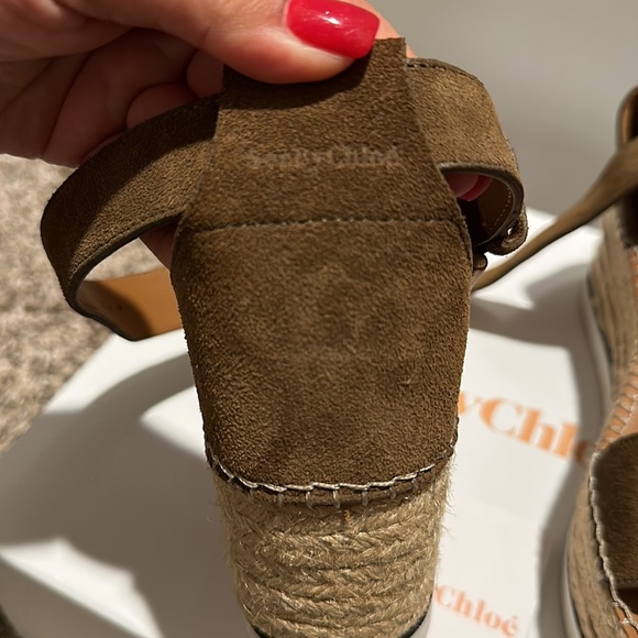Chloe wedge espadrilles size 36 - Picture 3 of 11